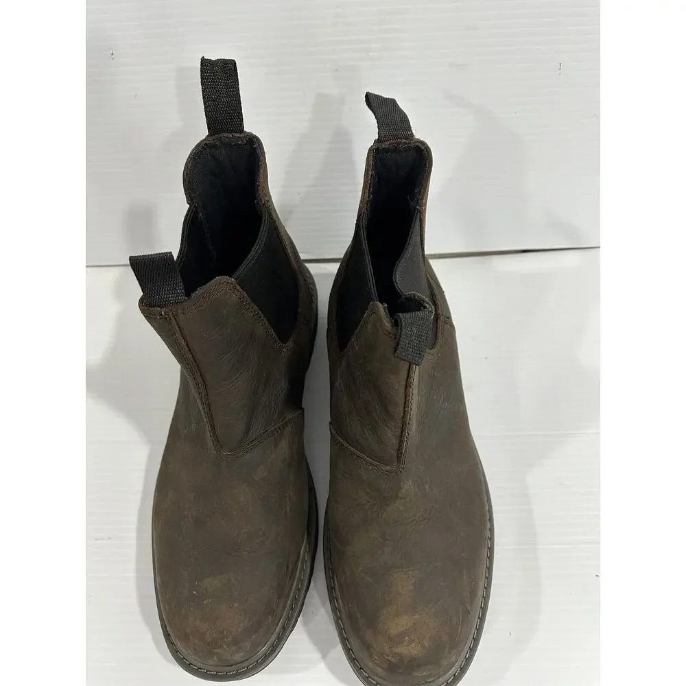 Men Wolverine Floorhand Waterproof Work Boot Brown SZ 10.510EW